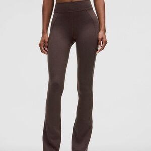 Lululemon Softy Suedy Split-Hem High Rise Mini Flare Pants